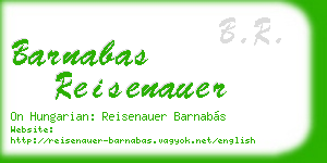 barnabas reisenauer business card